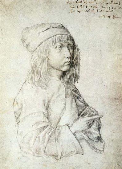 Albrecht Durer Self-Portrait at 13